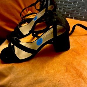 Suade sandal Black Size 71/2